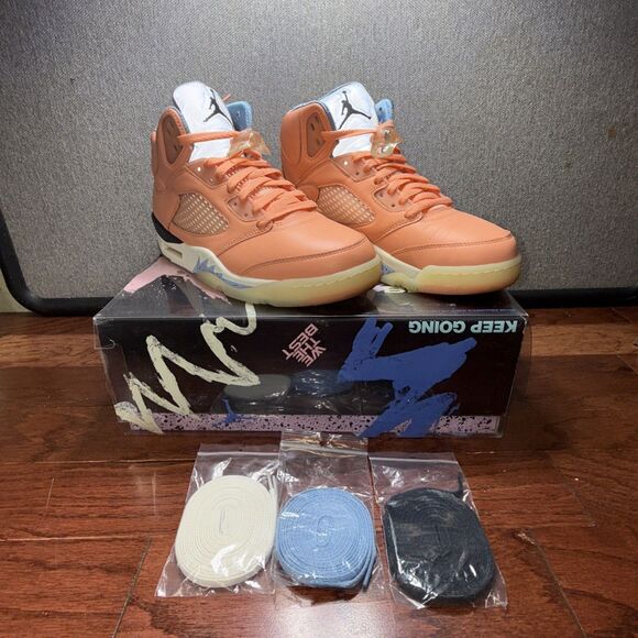 Jordan 5 Retro x DJ Khaled Mid We The Best Crimson Bliss Men’s Size 8 - Picture 1 of 16